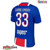 Camiseta Paris Saint-Germain Warren Zaire-Emery #33 Primera Equipación 2026-27 manga corta